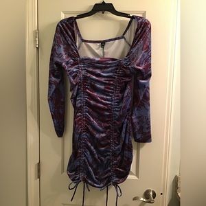 Wild Fable velvet stretch mini dress, XXL